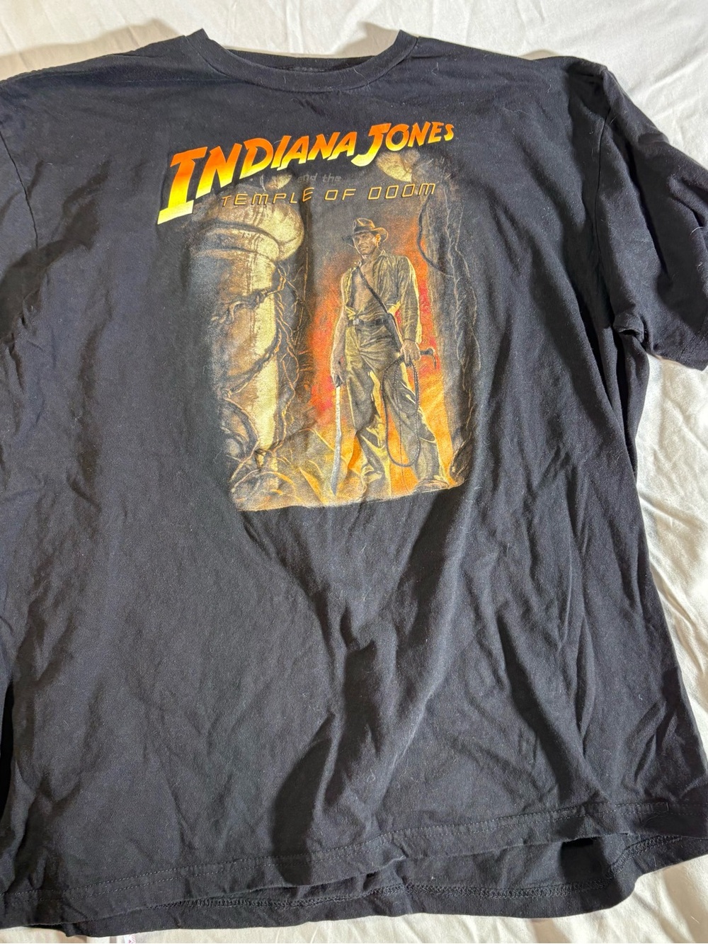 Indiana Jones Temple of Doom Graphic Tee - Black